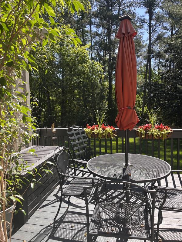 Style Selections 7-in W Medium Black Metal Indoor/Outdoor