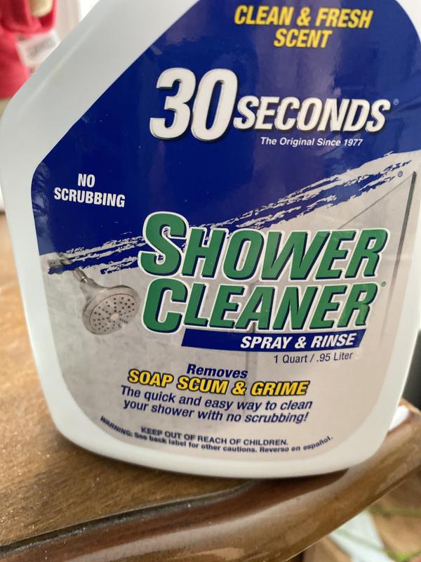 30 SECONDS 32-fl oz Clean and Fresh Scent Shower and Bathtub Cleaner in the  Shower & Bathtub Cleaners department at