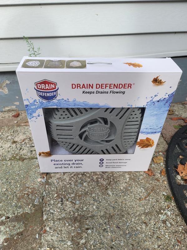 Outdoor Stairwell Drain Cover and Filter - Drain Defender Prevents Clogs  and Flooded Basements from Yard Waste - Drain-Net Technologies