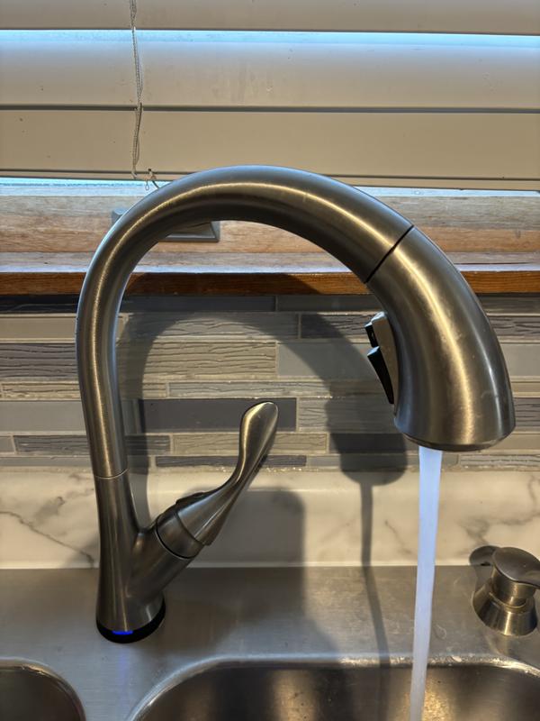 Delta Ashton Touch2O Stainless 1-Handle Deck-Mount Pull-Down Touch Kitchen Faucet (Deck Plate Included) Delta Ashton Touch2O Stainless 1-Handle Deck-Mount Pull-Down Touch Kitchen Faucet (Deck Plate Included)