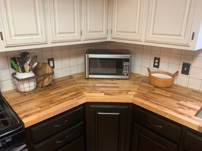 The Baltic Butcher Block 96-in x 24.96-in x 1.75-in Natural