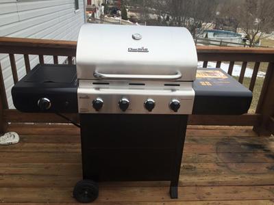 Char Broil Silver Liquid Propane Gas Grill at Lowes