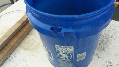 Lowes 5 Gallon Food Grade Plastic General Bucket in the Ice