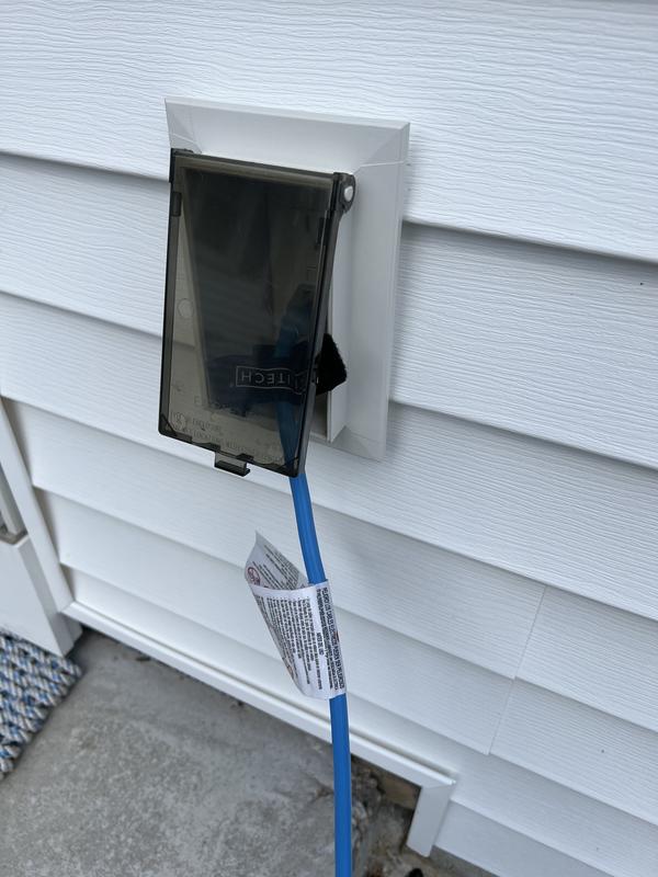 Utilitech 50-ft 14 / 3 Medium Duty 3 Prong Blue Outdoor Extension Power ...