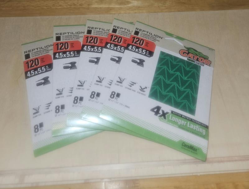 Gator Reptilion 8-Piece Ceramic Alumina 80-Grit Sheet Gator Reptilion 8-Piece Ceramic Alumina 80-Grit Sheet