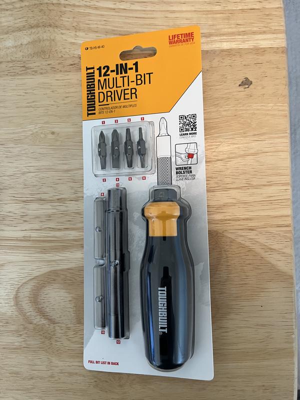 MAX FIT® 6-in-1 Multi-bit screwdriver