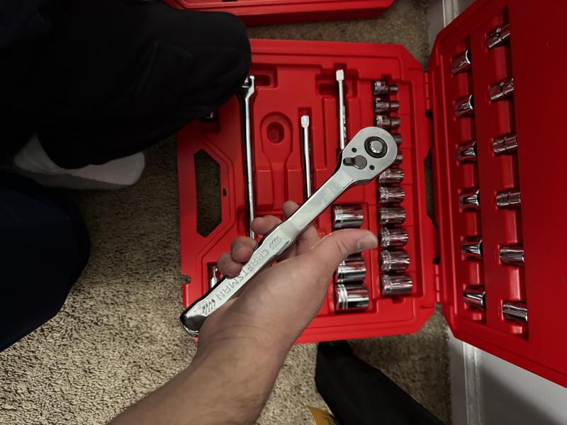 CRAFTSMAN 33-Piece Standard (SAE) and Metric Polished Chrome