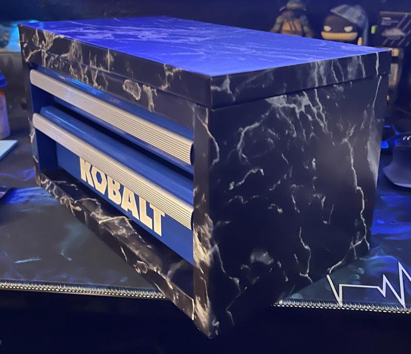 Brand New 25th Anniversary Kobalt Mini Toolbox BLUE Kobalt Mini Tool Box  820909541967 