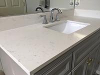 Bestview 31 In Carrara White Quartz Bathroom Vanity Top At Lowes Com