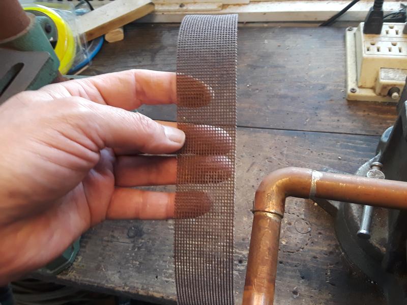 Emery cloth deals for copper pipe