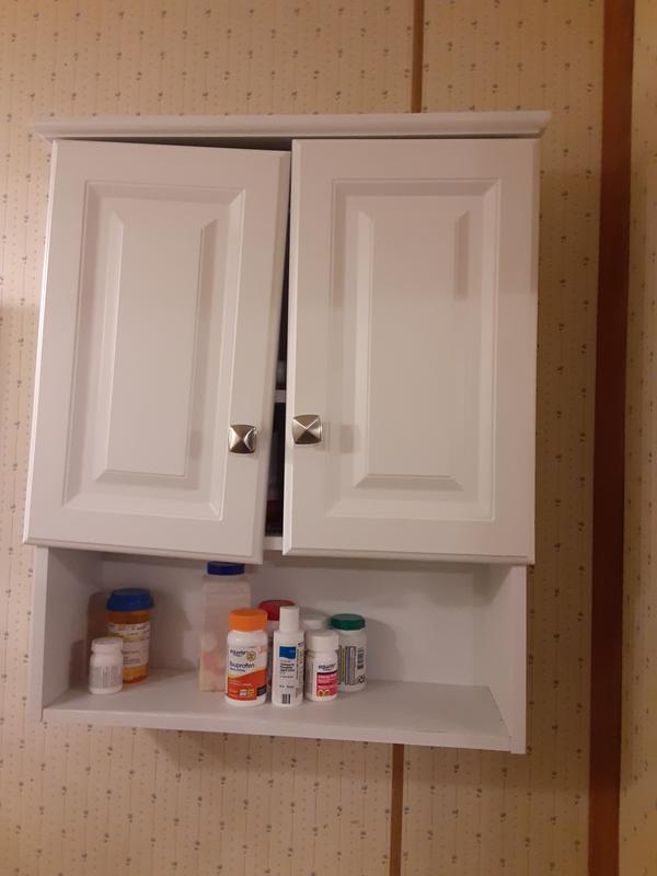 Deprise White Bathroom Storage Cabinet Ebern Designs