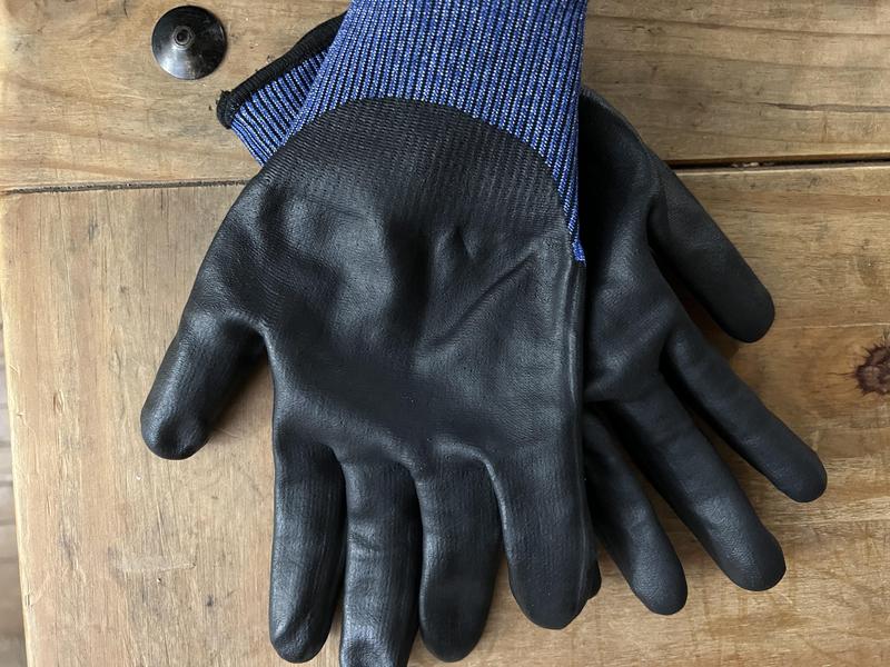 Kobalt Medium Black Nitrile Dipped Nitrile Gloves, (1-Pair) in the