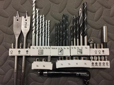 Bosch 41 piece drill bit online set