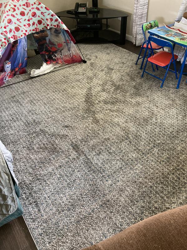 allen + roth Theodore 8 X 10 (ft) Blue Indoor Geometric Area Rug ...