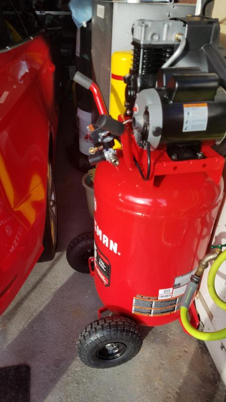 Craftsman 5.5 hp 30 deals gallon air compressor cfm