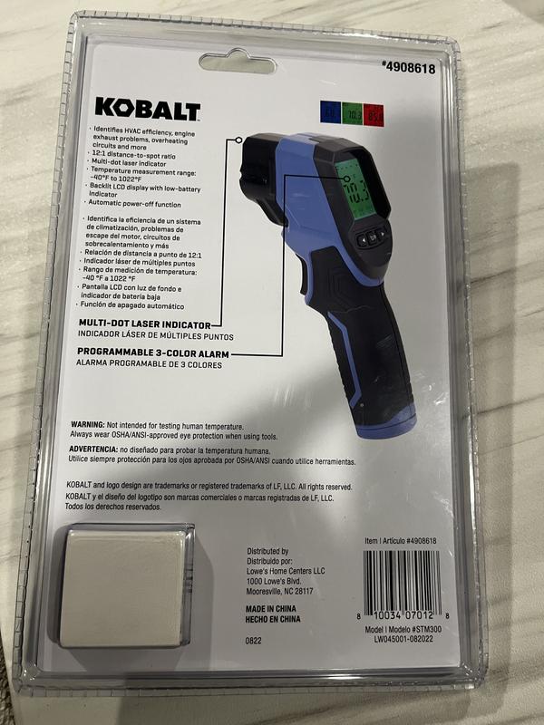 Kobalt Non-contact Lcd Circuit Analyzer Infrared Thermometer in