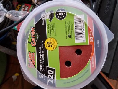 Sanding Disc 8 Hole Hook And Loop Sandpaper - Temu