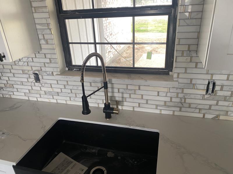 GBI Tile & Stone Inc. Mattone Calacatta, White 12-in x 12-in Polished Natural Stone Marble Linear Floor and Wall Tile (0.97-sq. ft/ Piece)