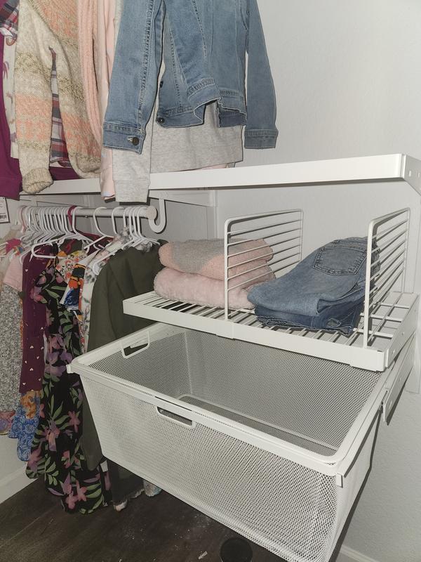 Shop Origin 21 Edda 4-ft Wire Closet with Mesh Drawers and Metal