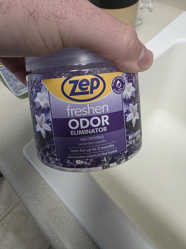 Zep Freshen Odor Eliminator Gel Crystals 14 -oz Lavender Vanilla Air ...