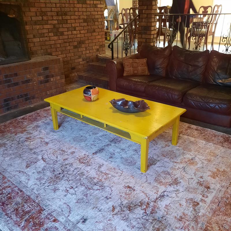 allen + roth Monarch Border 8 x 10 (ft) Flatweave Polyester Rust ...