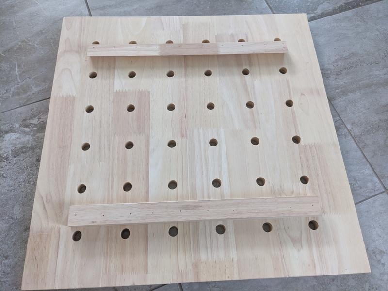 Block's Large Pegboard with Wooden Pegs — Tools and Toys