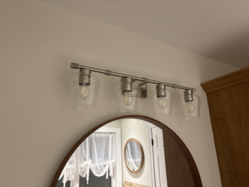 KastLite 88068-CL-4F Clear Acorn Lamp Shade – 13.55" H X 8.46" W, 4" OD Fitter