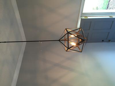 Quoizel Liberty park Bronze Industrial Geometric Pendant Light