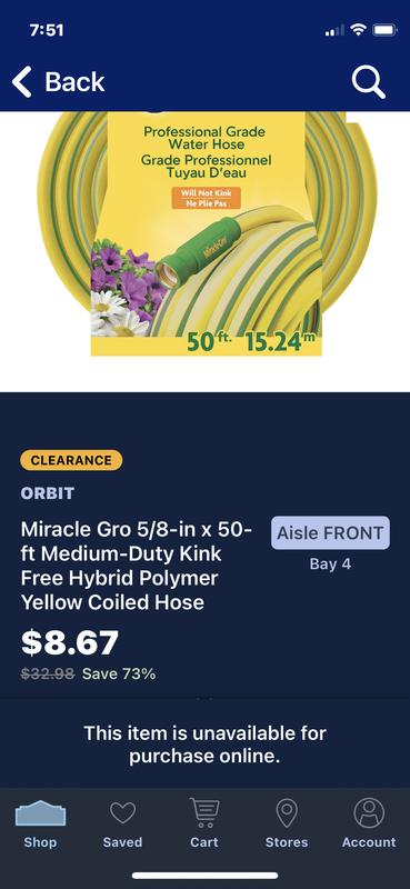 Miracle-Gro ULTRAlight 50 ft. Hose