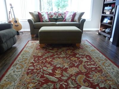 Safavieh Chelsea Spring 8 X 8 (ft) Wool Red Round Indoor Floral ...