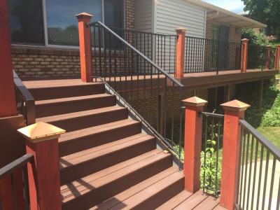 Maine Ornamental Woodworkers VC1 Victoria Copper Post Cap - High Top For 90-94mm Western Red Cedar Posts