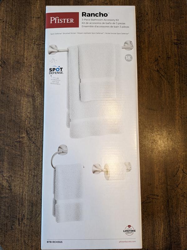 Pfister 3-Piece Rancho Brushed Nickel Decorative Bathroom Hardware Set ...