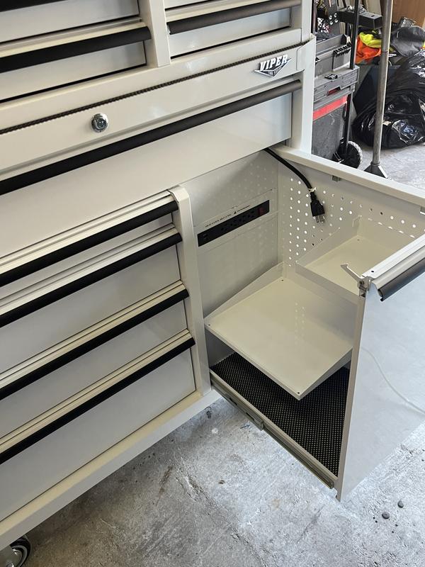 Viper Tool Storage 41-Inch 8-Drawer, Steel Top Chest, Sonic Gray
