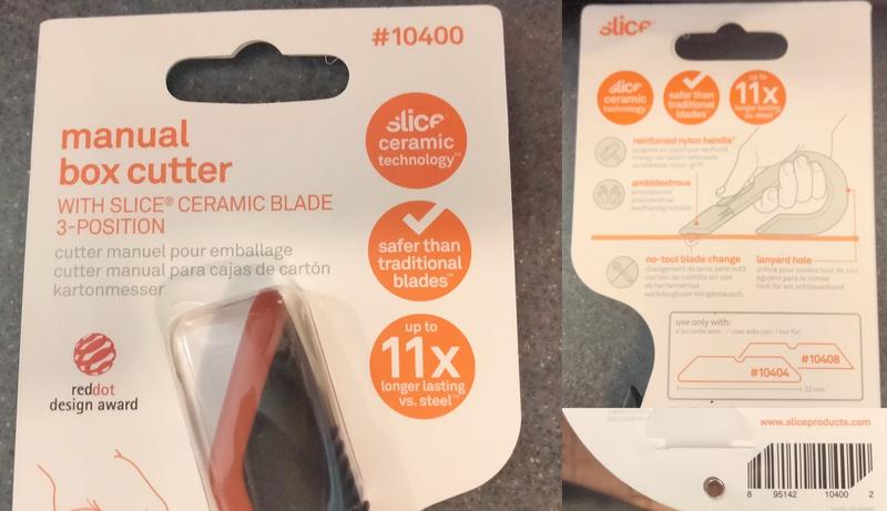 Slice 10400 Retractable 3-position Box Cutter