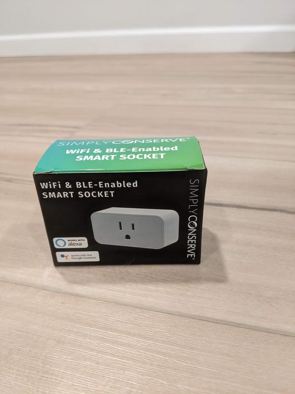 Simply Conserve Smart Wi-Fi Plug SS-15A1-WiFi-BLE - Pack of 4