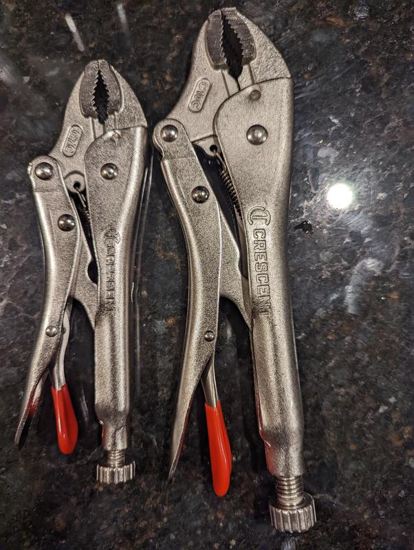 Crescent CLP2SETN-08 2 Piece Curved Jaw Locking Pliers Set