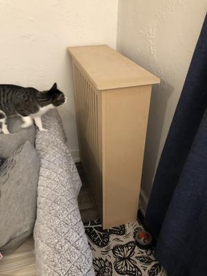 Fichman Furniture 33.5-in x 40.75-in Unfinished Radiator Cover at Lowes.com