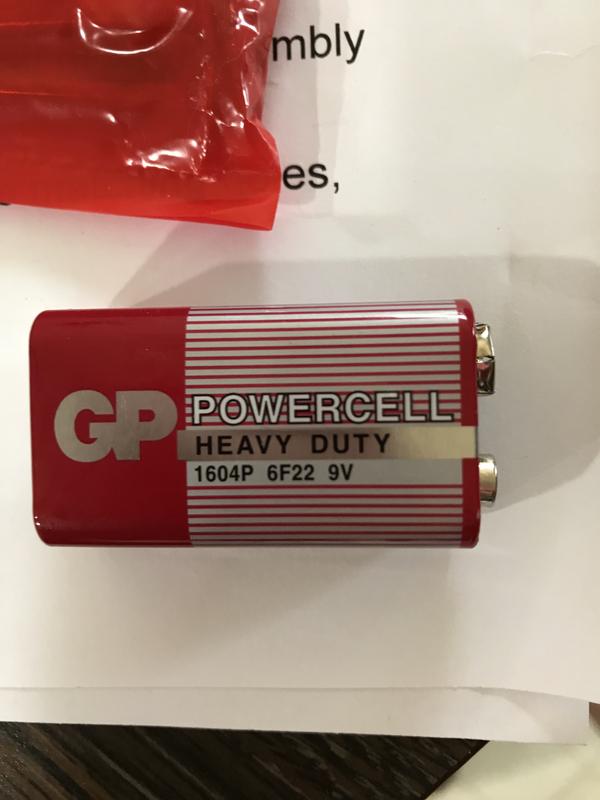 Powercell 9v battery deals 1604p