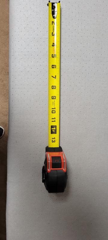 WorkPro Auto-Lock Tape Measure 25 ft, Tape Measure with Fractions Every 1/8 and 1/32 Accuracy, Quick Read, Nylon Coated with Magnetic Hook