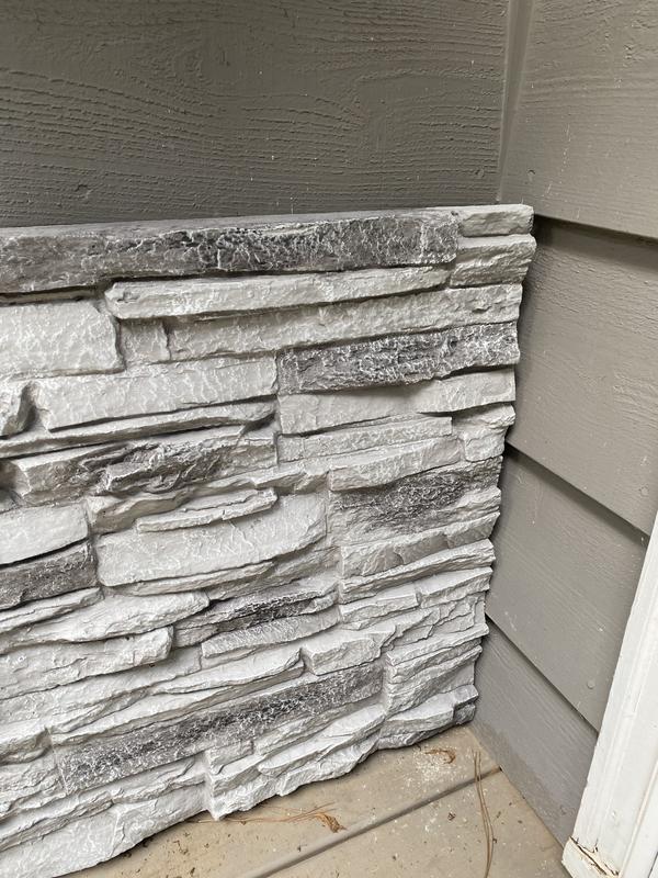 Tritan BP 1.75-in x 24.75-in x 48.75-in Moonlight Gray Raw Bevel Lap ...