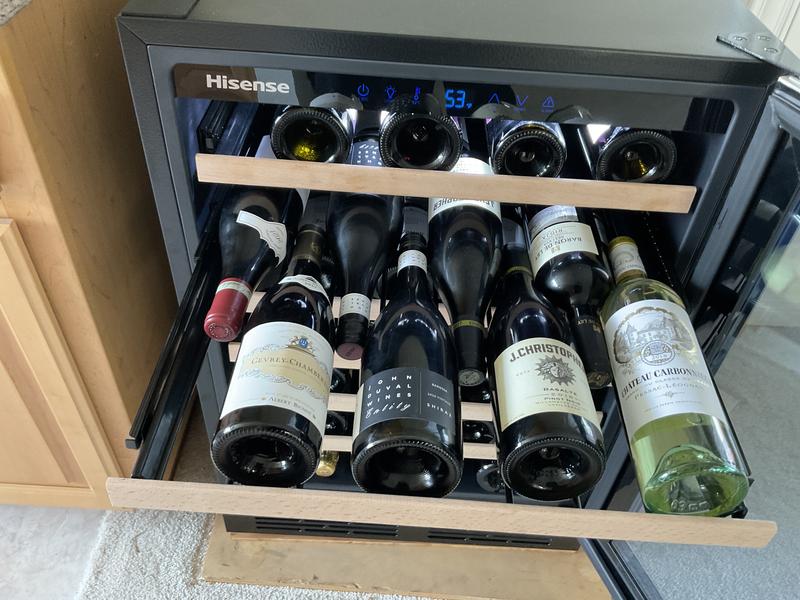 Hisense 54 bottle wine cabinet sale