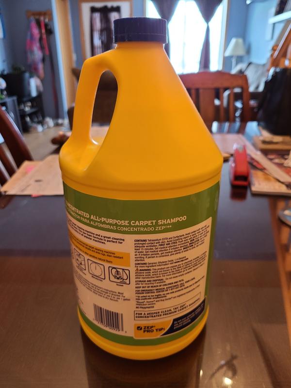 Zep AllPurpose Carpet Shampoo Concentrate Cleaner Gallon, 59 OFF