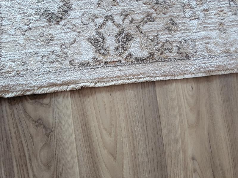 allen + roth Sterling 8 x 10 (ft) Loomed Polyester/Polypropylene Cream ...