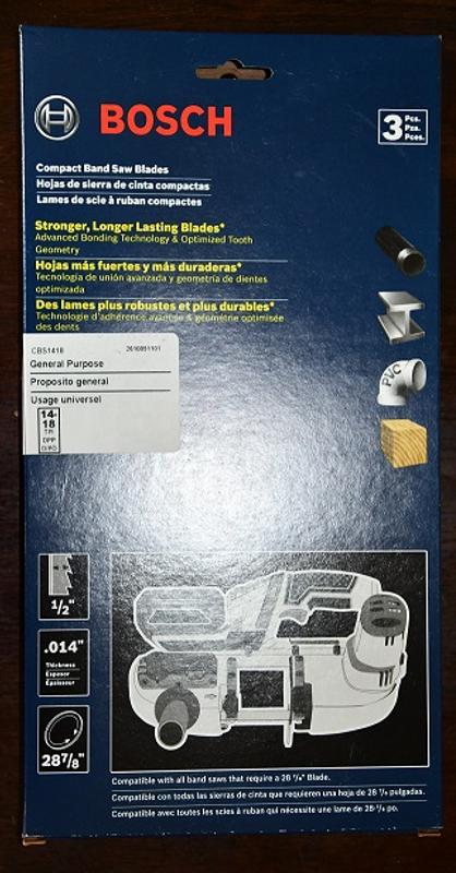 Bosch 3-Pack 28-7/8-in L x 1/2-in W x 14/18-TPI Bi-metal Blade Individual Bosch 3-Pack 28-7/8-in L x 1/2-in W x 14/18-TPI Bi-metal Blade Individual