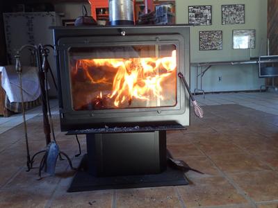 Summers Heat 2000-sq ft Heating Area Firewood Stove at