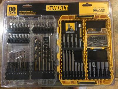 DEWALT DW2587 80 Piece Pro Drilling/Driving Set 