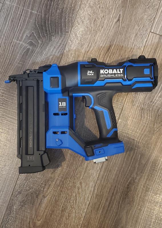 Kobalt 24v brad discount nailer