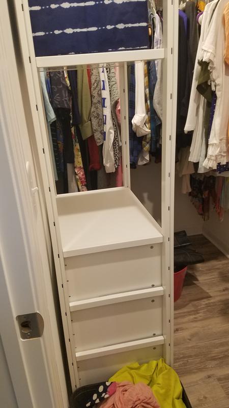 48'' - 91.9686'' Closet System (Can Be Cut To Fit)