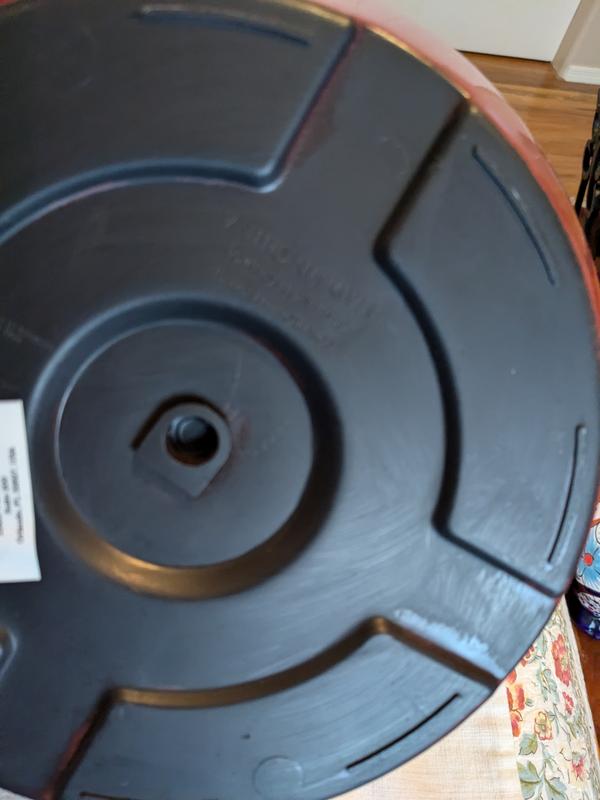 Southern Patio Round 15-in W Large Red Resin Outdoor Planter HDR ...