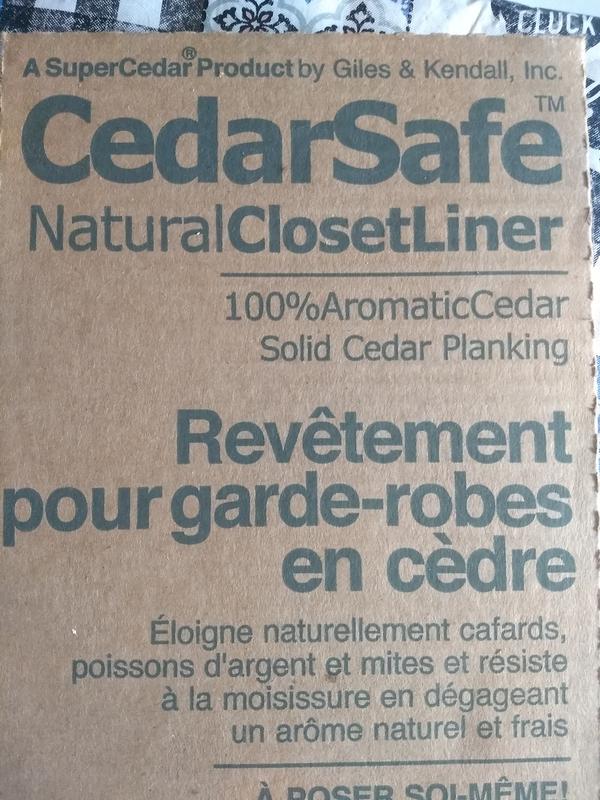 Cedar Safe Cedar Closet Liner Premium Grade 0408083